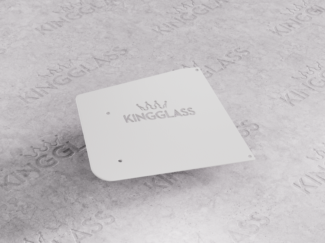 Goot Afdekkap - Wit / Recht - KingGlass NL