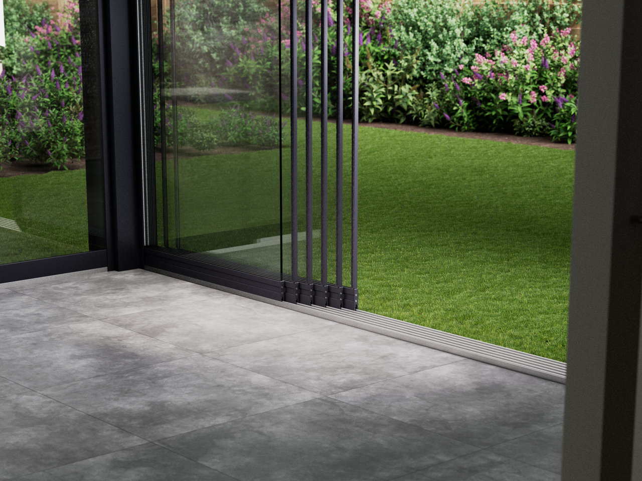 Glazen Schuifwand | 6-Rail | 6x98cm | Tot 5780mm Breed - KingGlass NL
