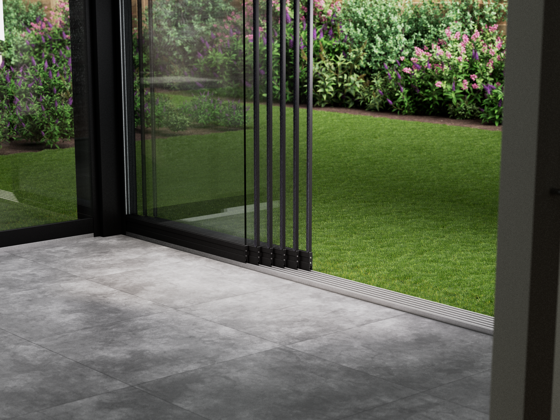 Glazen Schuifwand | 6-Rail | 6x98cm | Tot 5780mm Breed - KingGlass NL