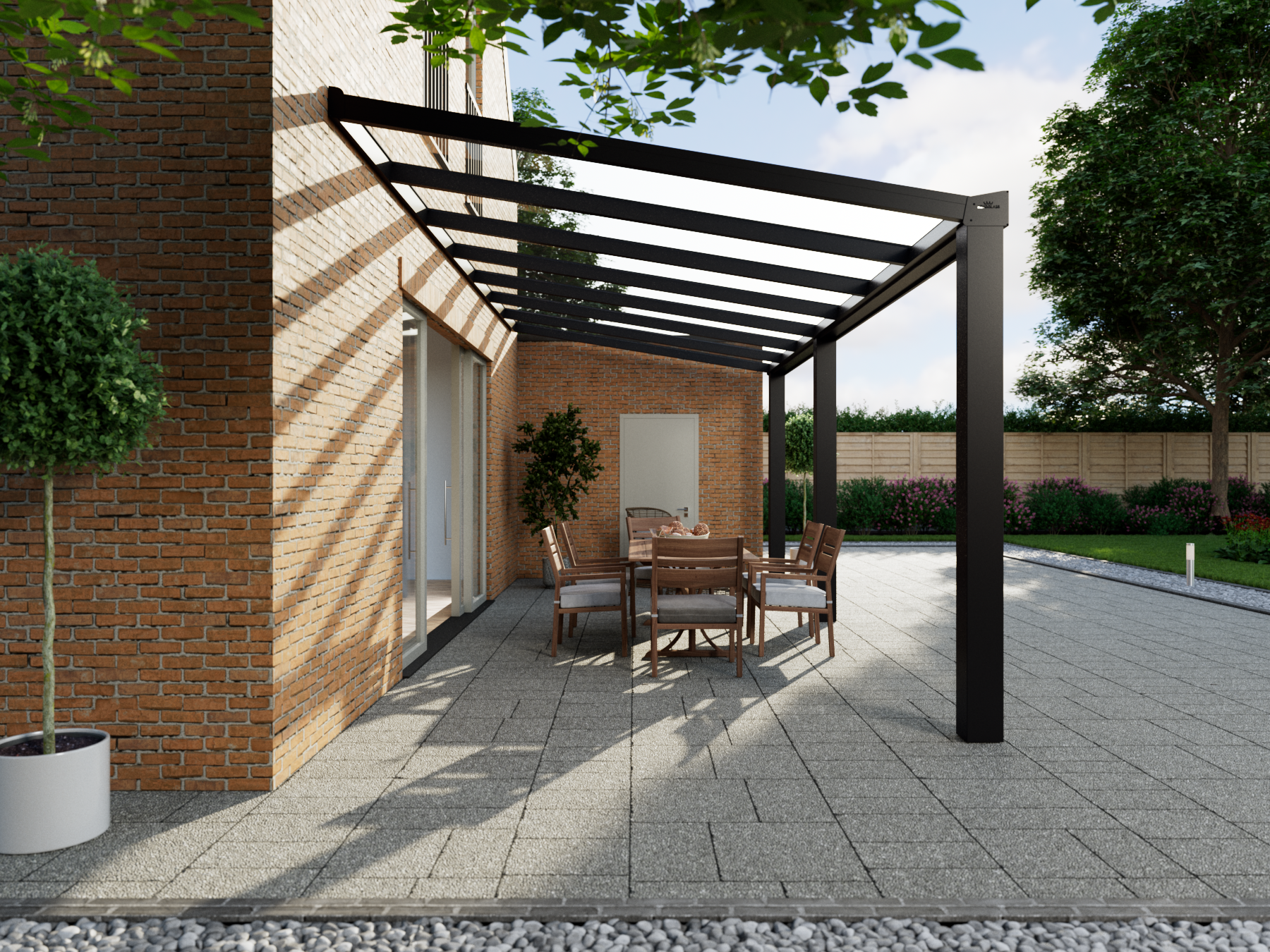 Veranda 7.06 m | Polycarbonaat - KingGlass NL