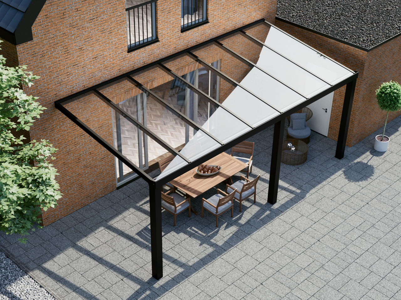 Veranda 7.06 m | Polycarbonaat - KingGlass NL