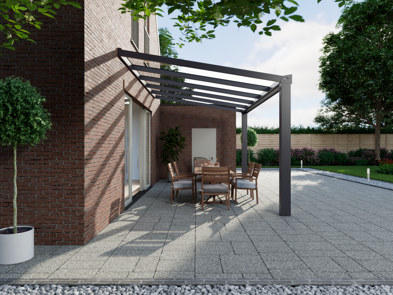 Veranda 5.06 m | Polycarbonaat - KingGlass NL