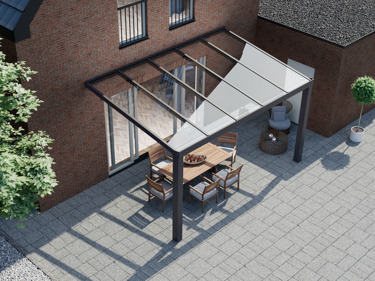 Veranda 5.06 m | Polycarbonaat - KingGlass NL