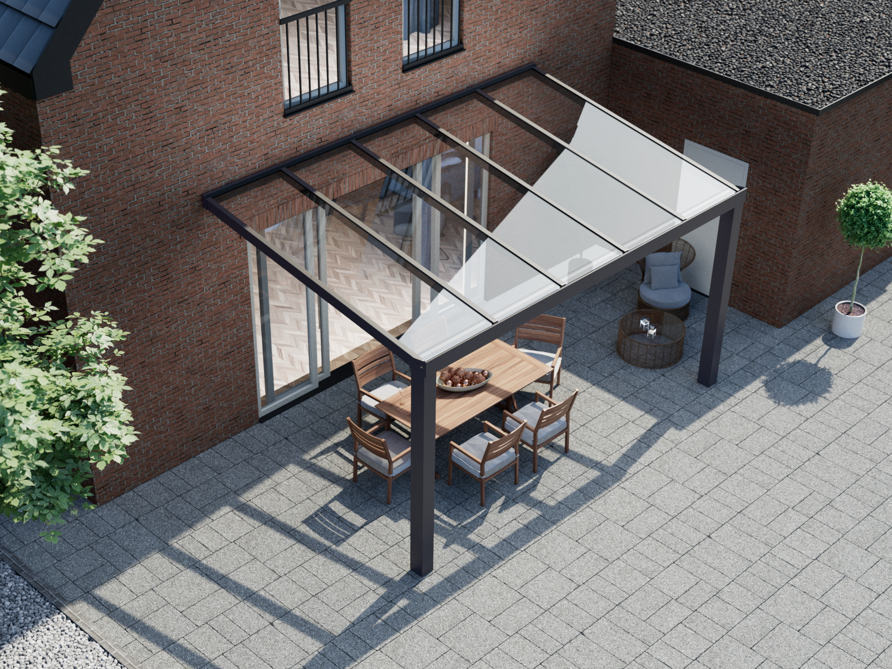 Veranda 5.06 m | Polycarbonaat - KingGlass NL