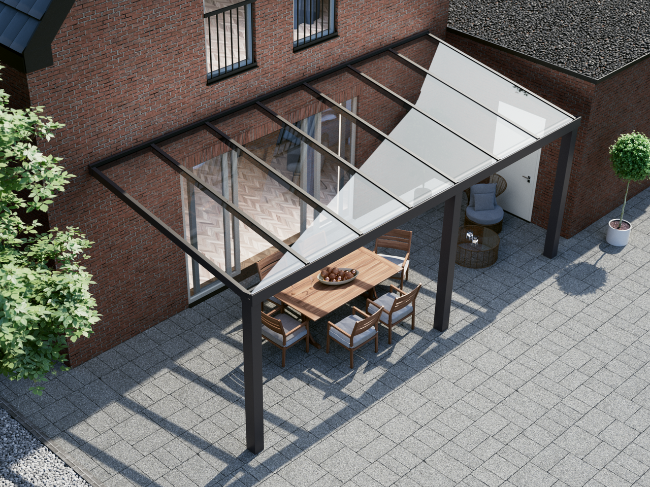 Veranda 7.06 m | Polycarbonaat - KingGlass NL