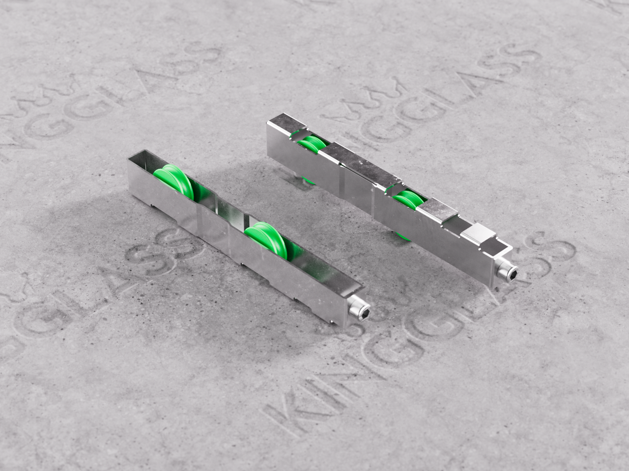 Wielen Voor GlasProfiel | Set 2 Stuk - KingGlass NL