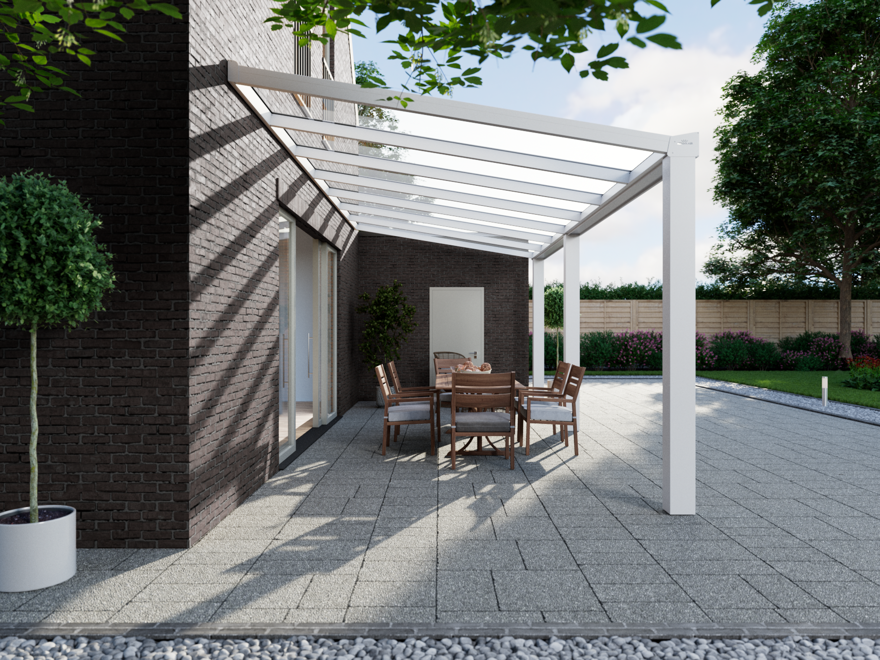 Veranda 7.06 m | Polycarbonaat - KingGlass NL