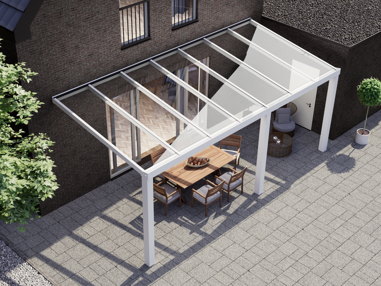 Veranda 7.06 m | Polycarbonaat - KingGlass NL