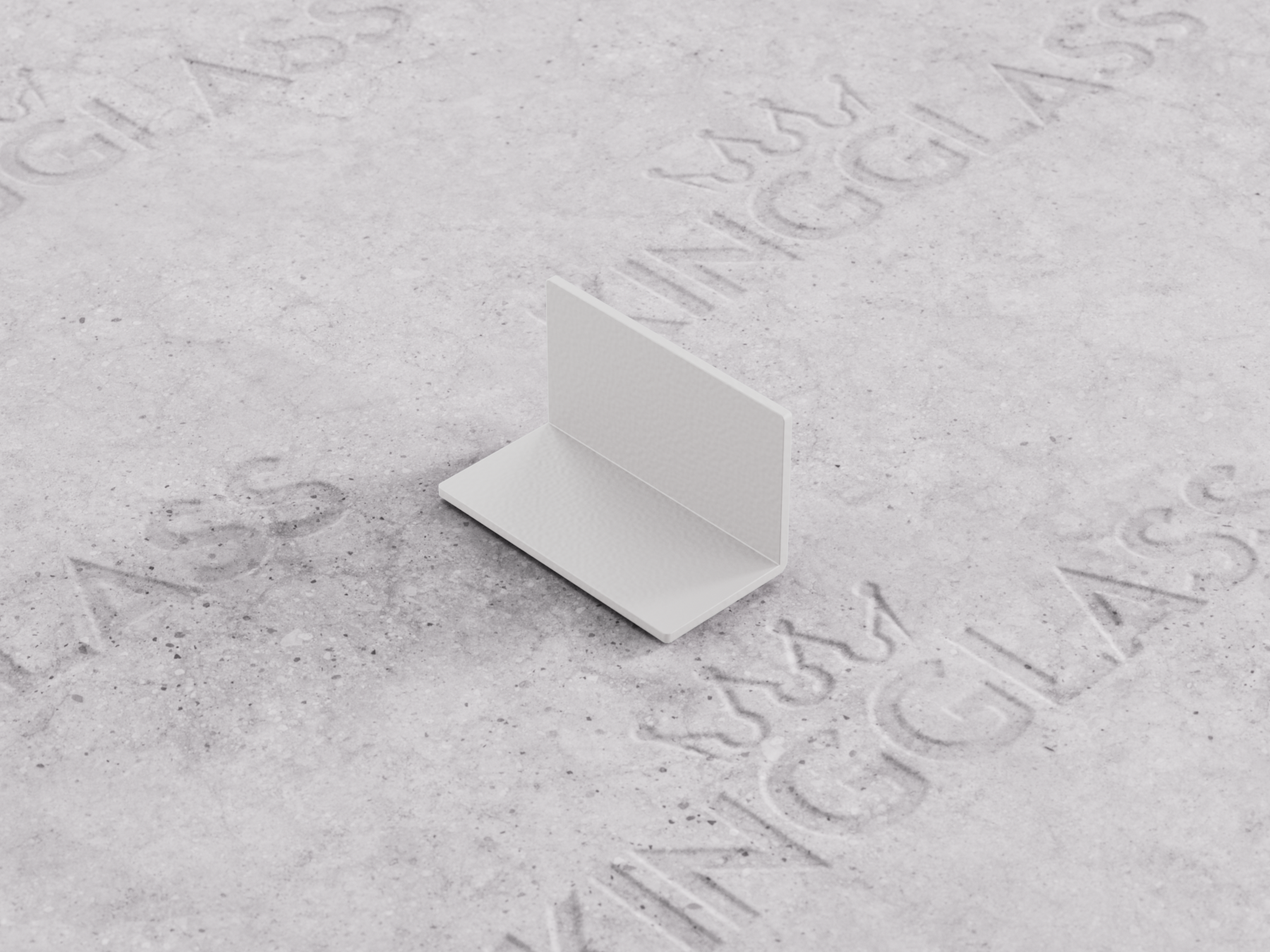 L-Profiel | 4CM x 4CM - Wit / 7000 mm - KingGlass NL