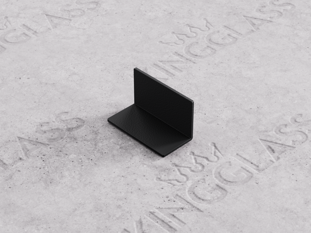 L-Profiel | 4CM x 4CM - Zwart / 6000 mm - KingGlass NL