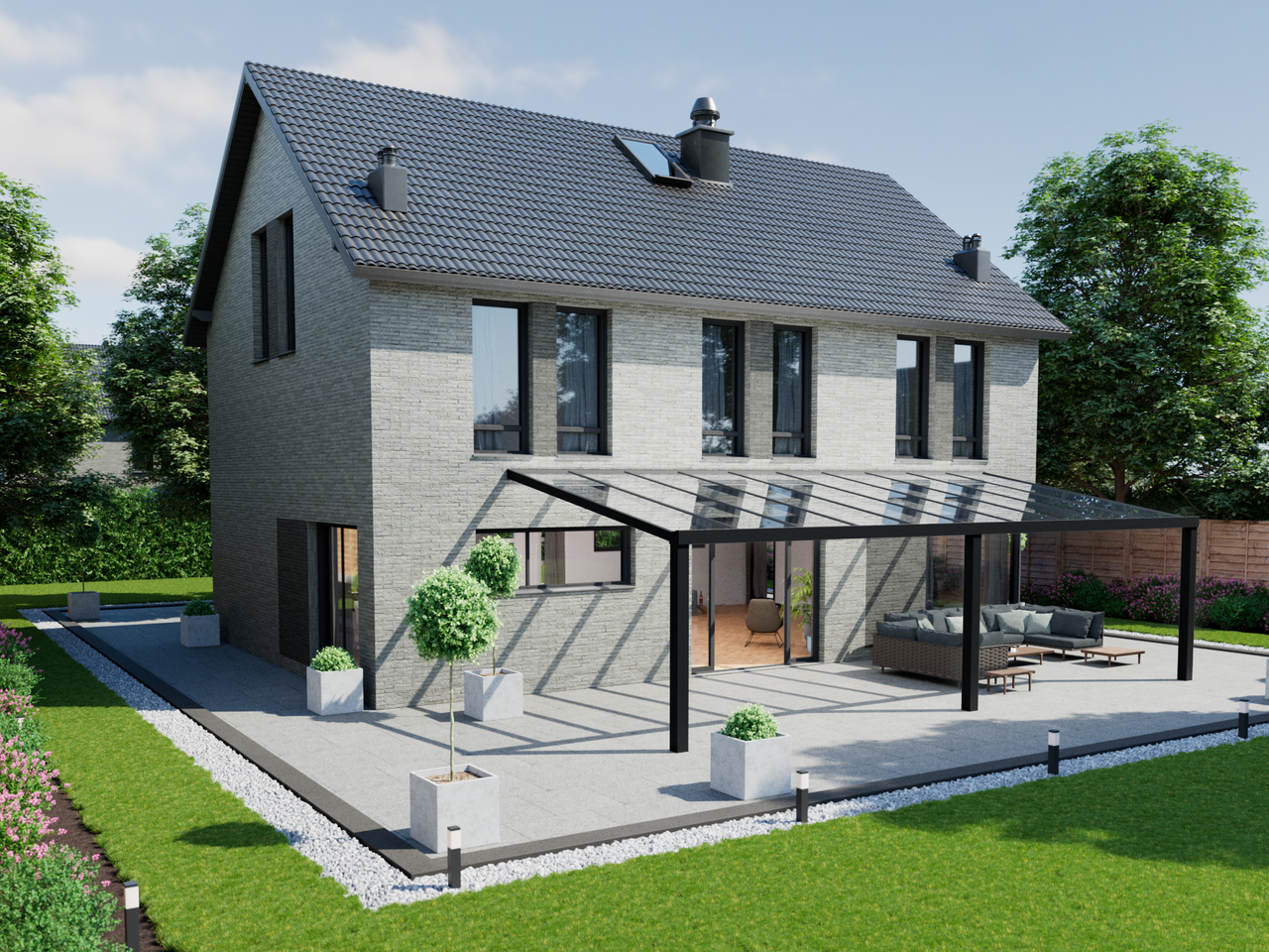 Veranda 10.06 m | Polycarbonaat - KingGlass NL
