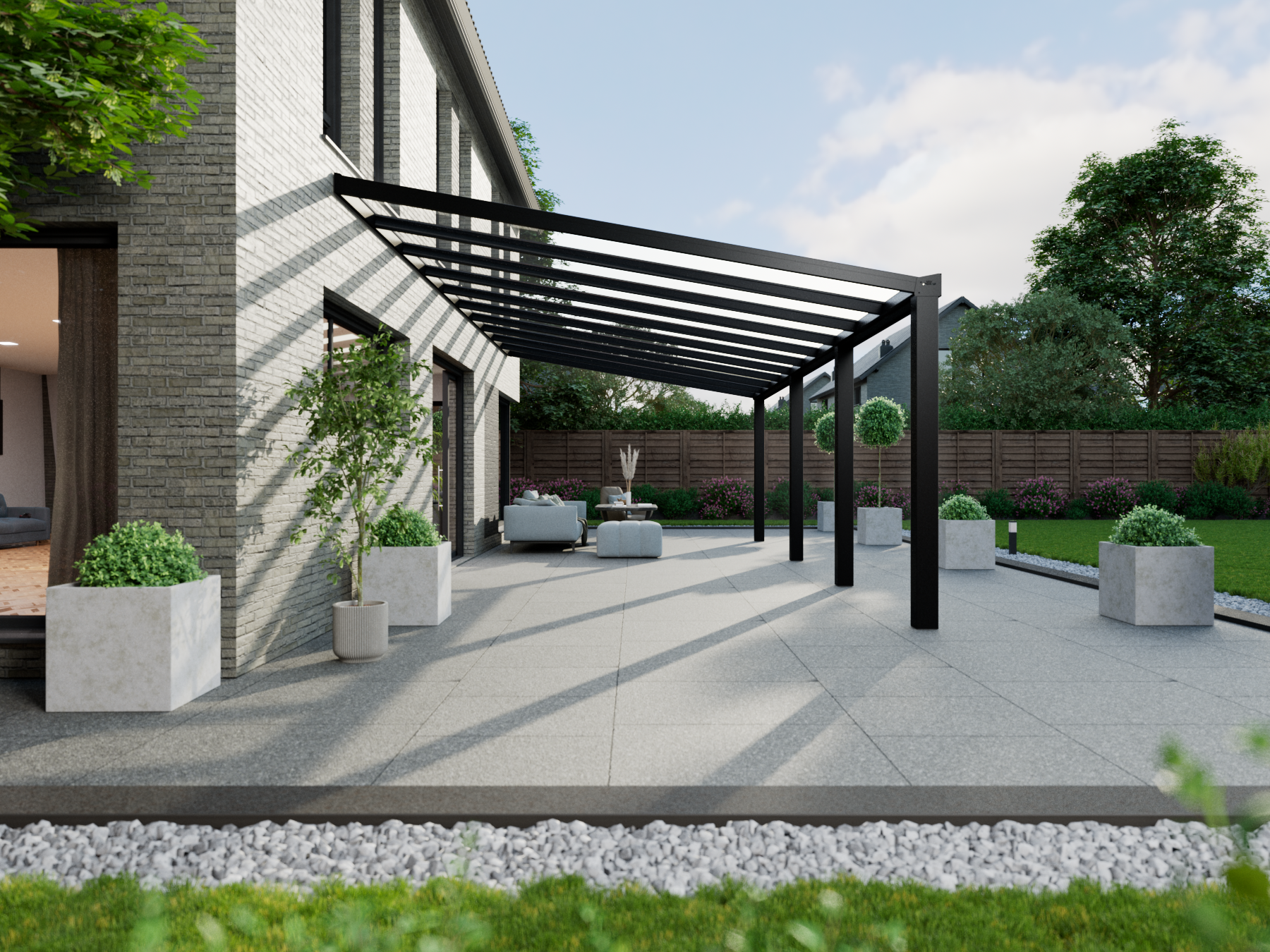 Veranda 10.06 m | Polycarbonaat - KingGlass NL