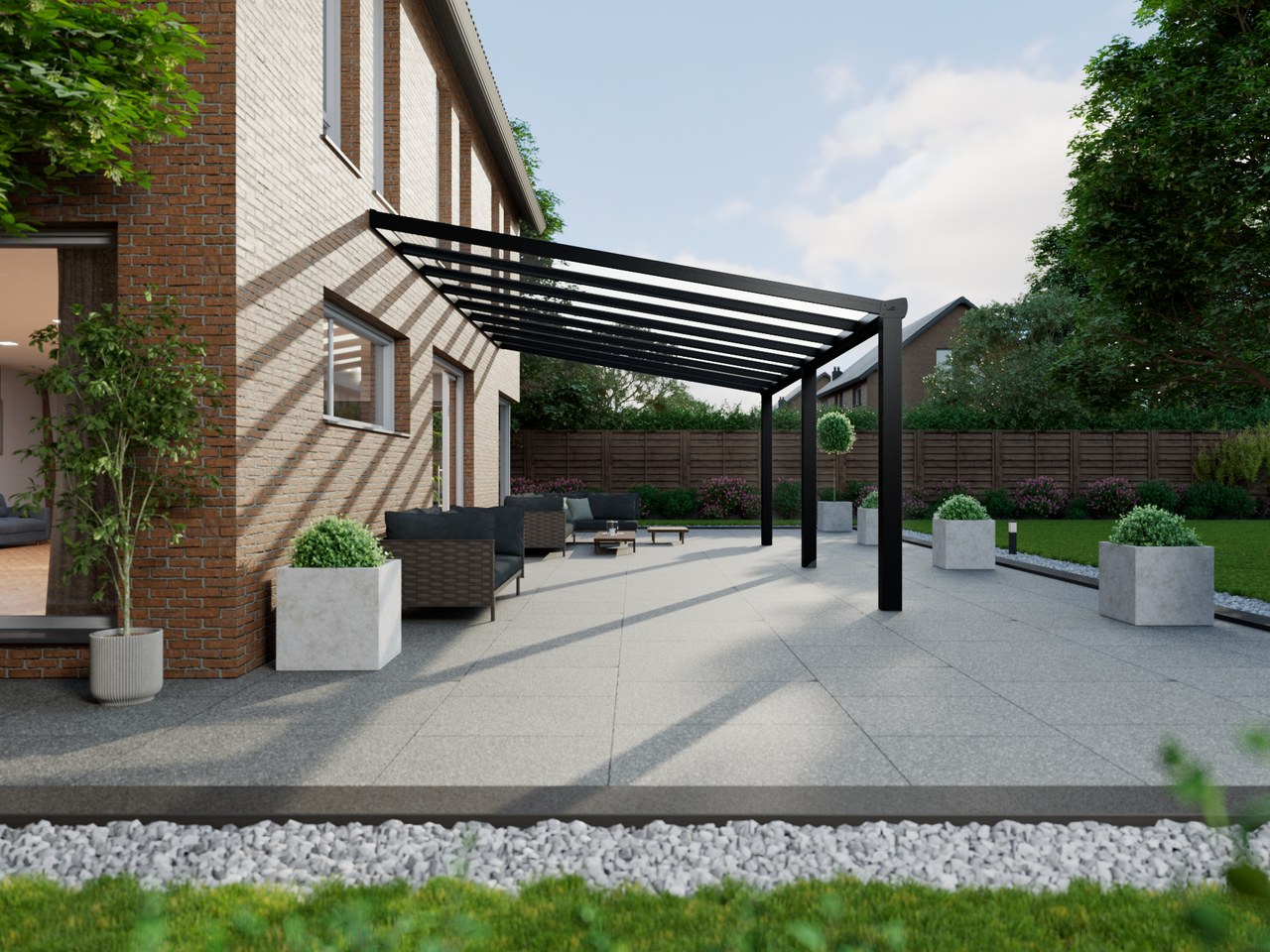 Veranda 8.06 m | Polycarbonaat - KingGlass NL