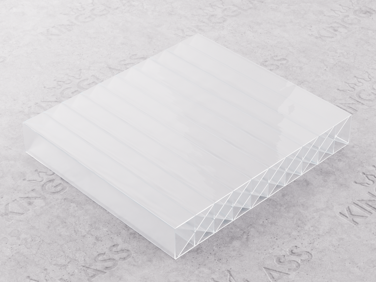 Polycarbonaat - Opaal / 2500 mm - KingGlass NL