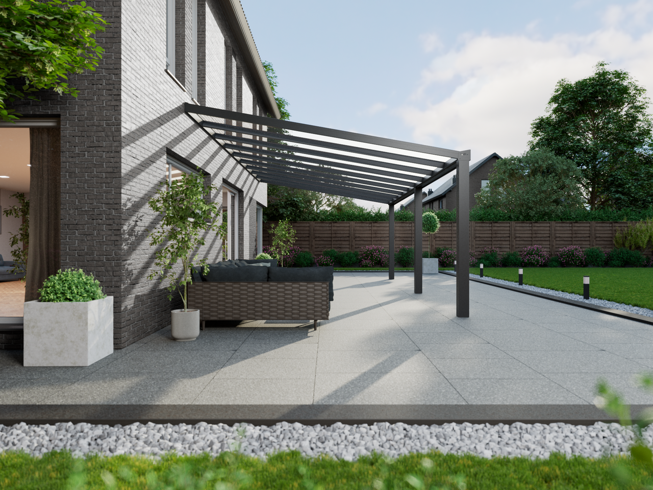 Veranda 9.06 m | Glas - KingGlass NL
