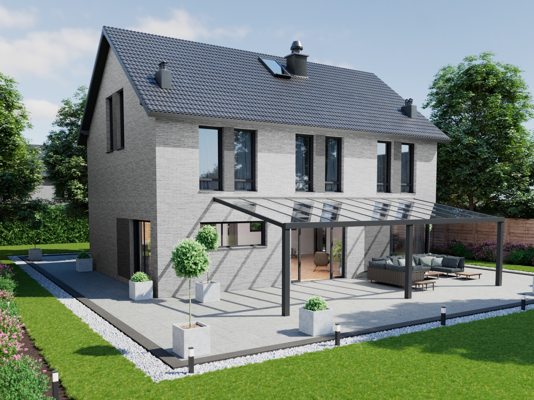 Veranda 10.06 m | Polycarbonaat - KingGlass NL