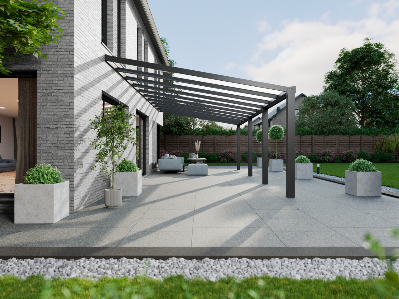 Veranda 10.06 m | Polycarbonaat - KingGlass NL