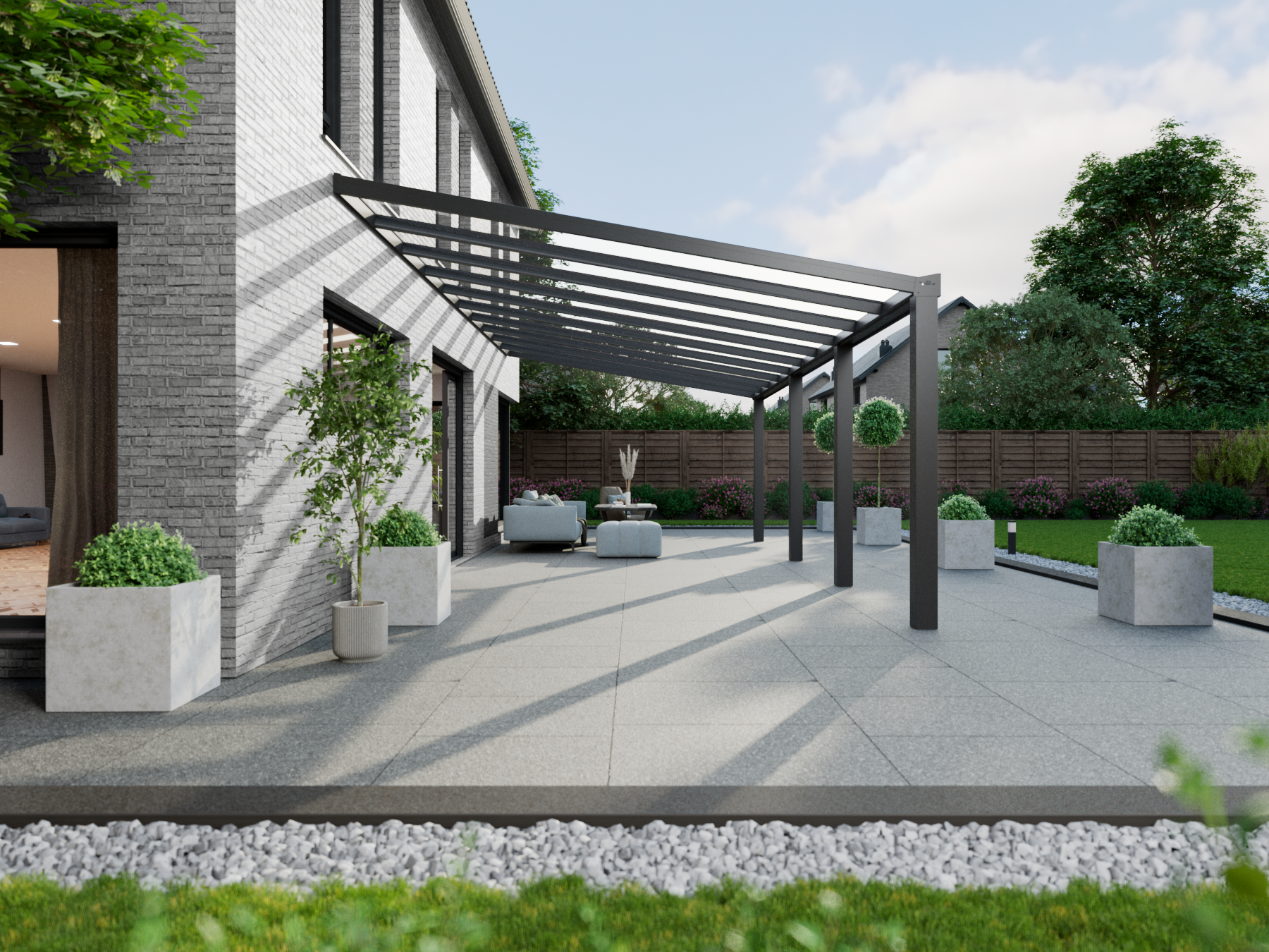 Veranda 10.06 m | Polycarbonaat - KingGlass NL