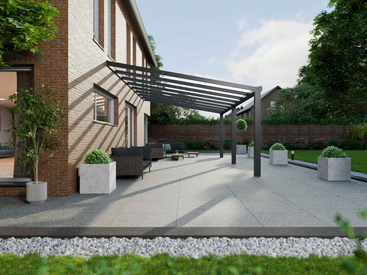 Veranda 8.06 m | Polycarbonaat - KingGlass NL