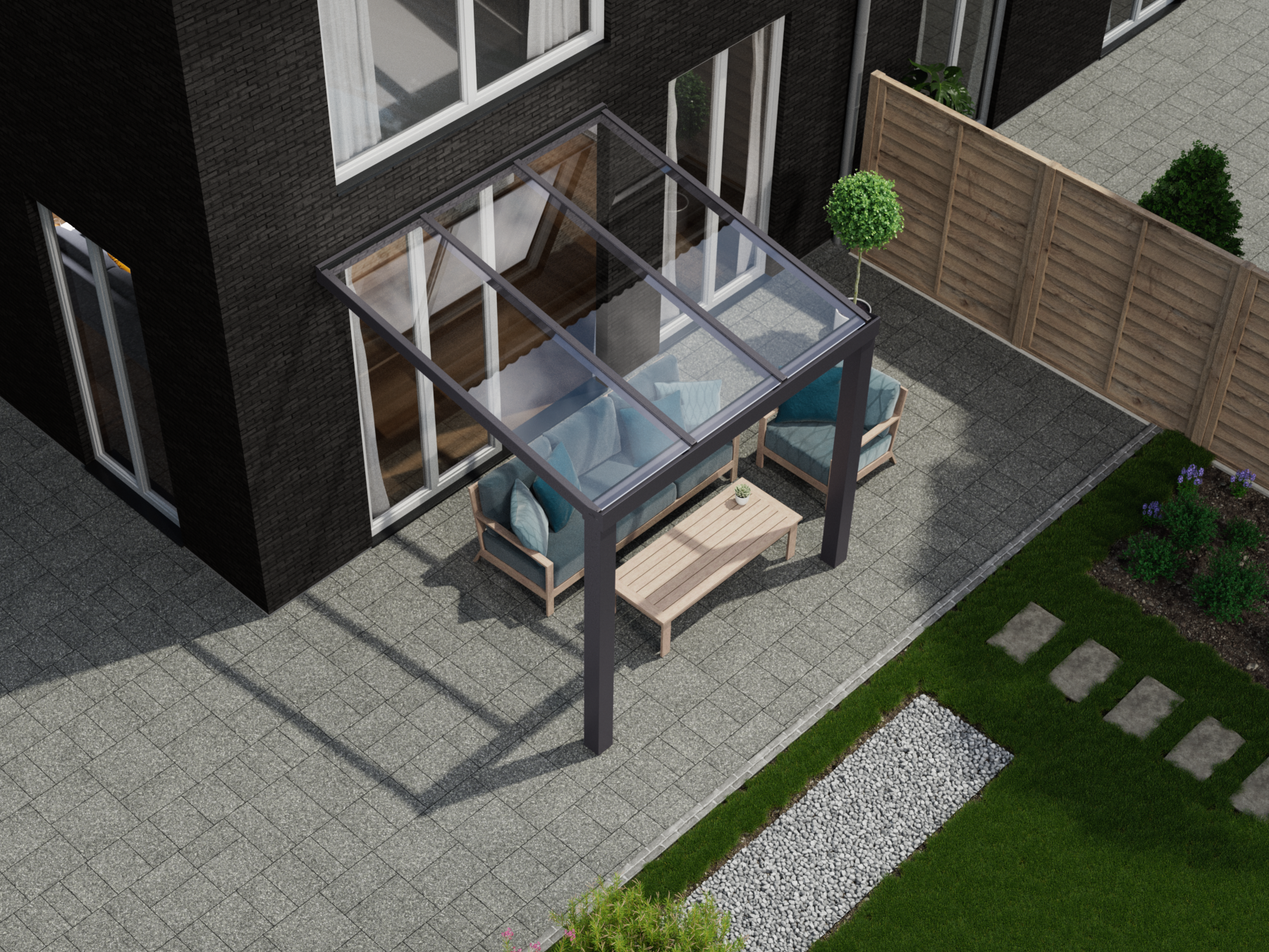 Veranda 3.06 m | Glas - KingGlass NL
