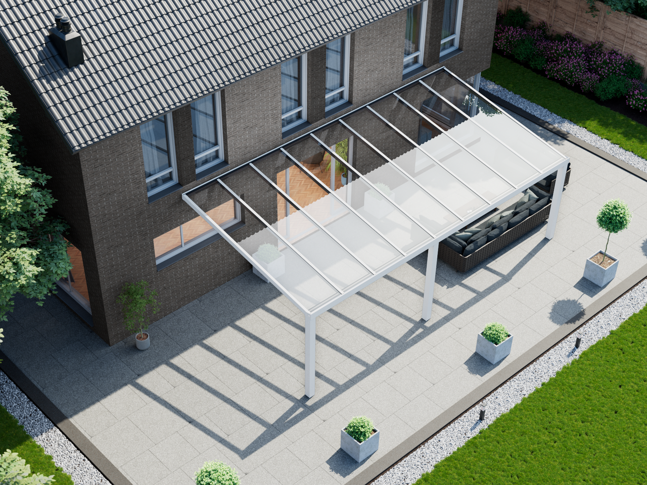 Veranda 9.06 m | Glas - KingGlass NL