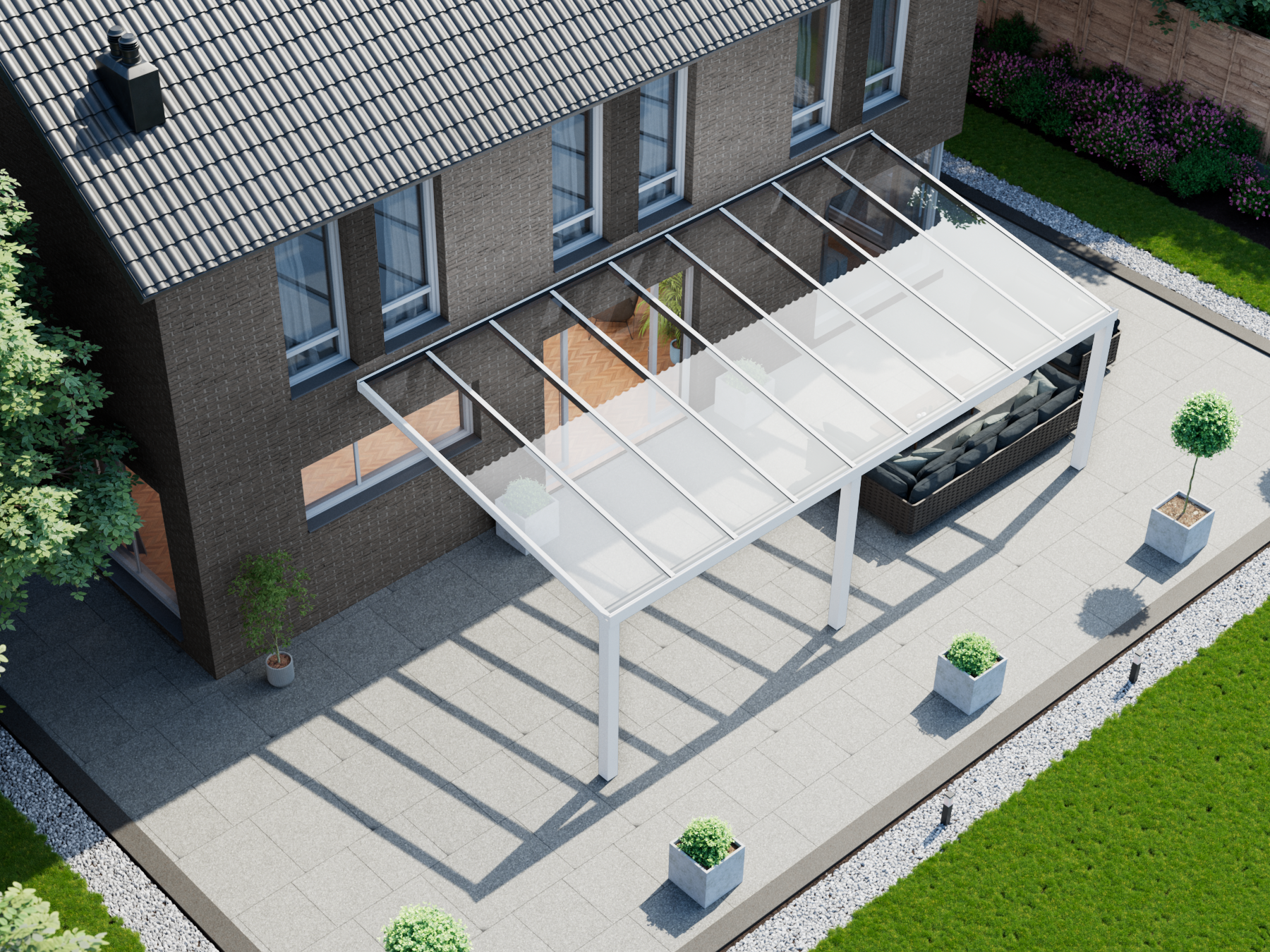 Veranda 9.06 m | Glas - KingGlass NL