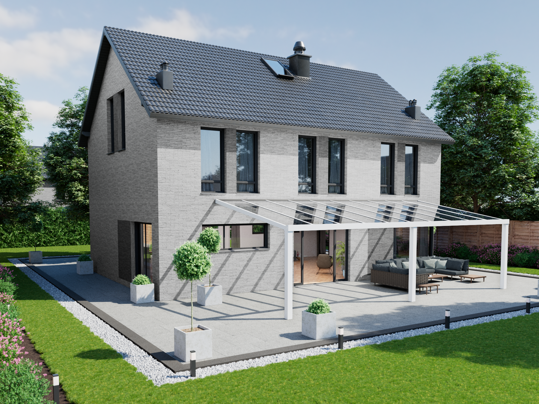 Veranda 10.06 m | Polycarbonaat - KingGlass NL