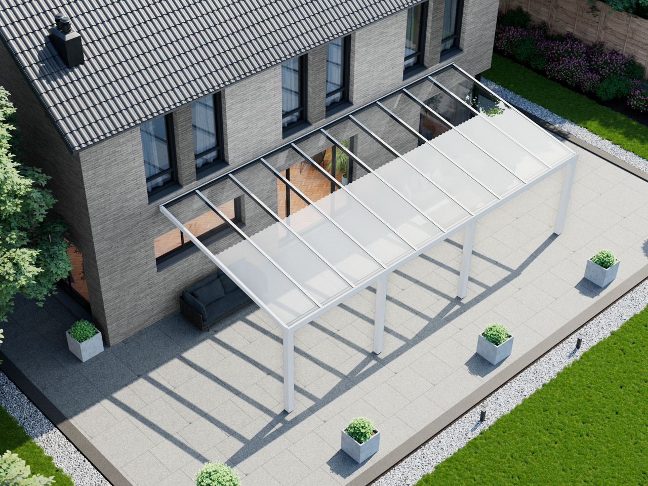 Veranda 10.06 m | Polycarbonaat - KingGlass NL