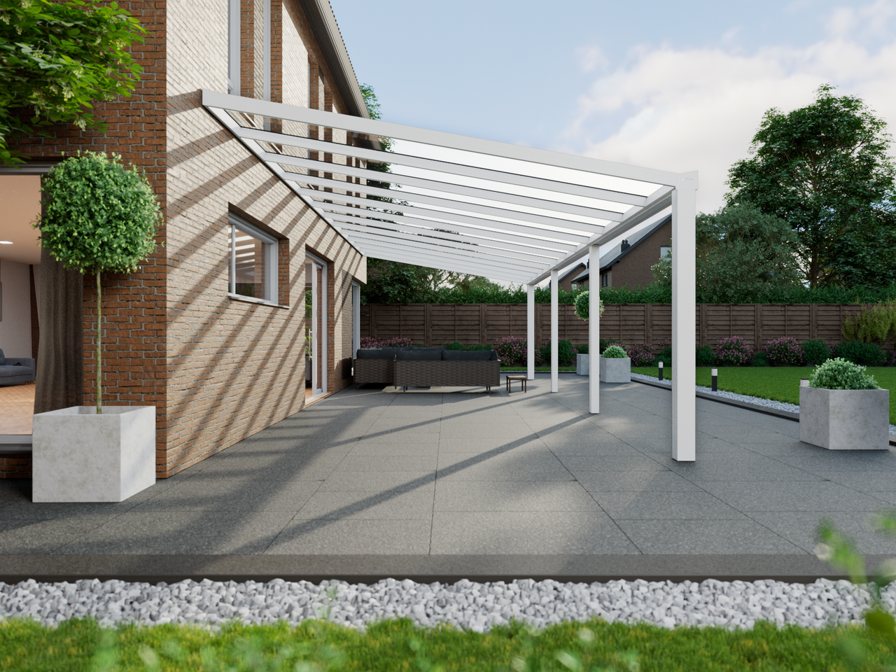 Veranda 12.06 m | Polycarbonaat - KingGlass NL