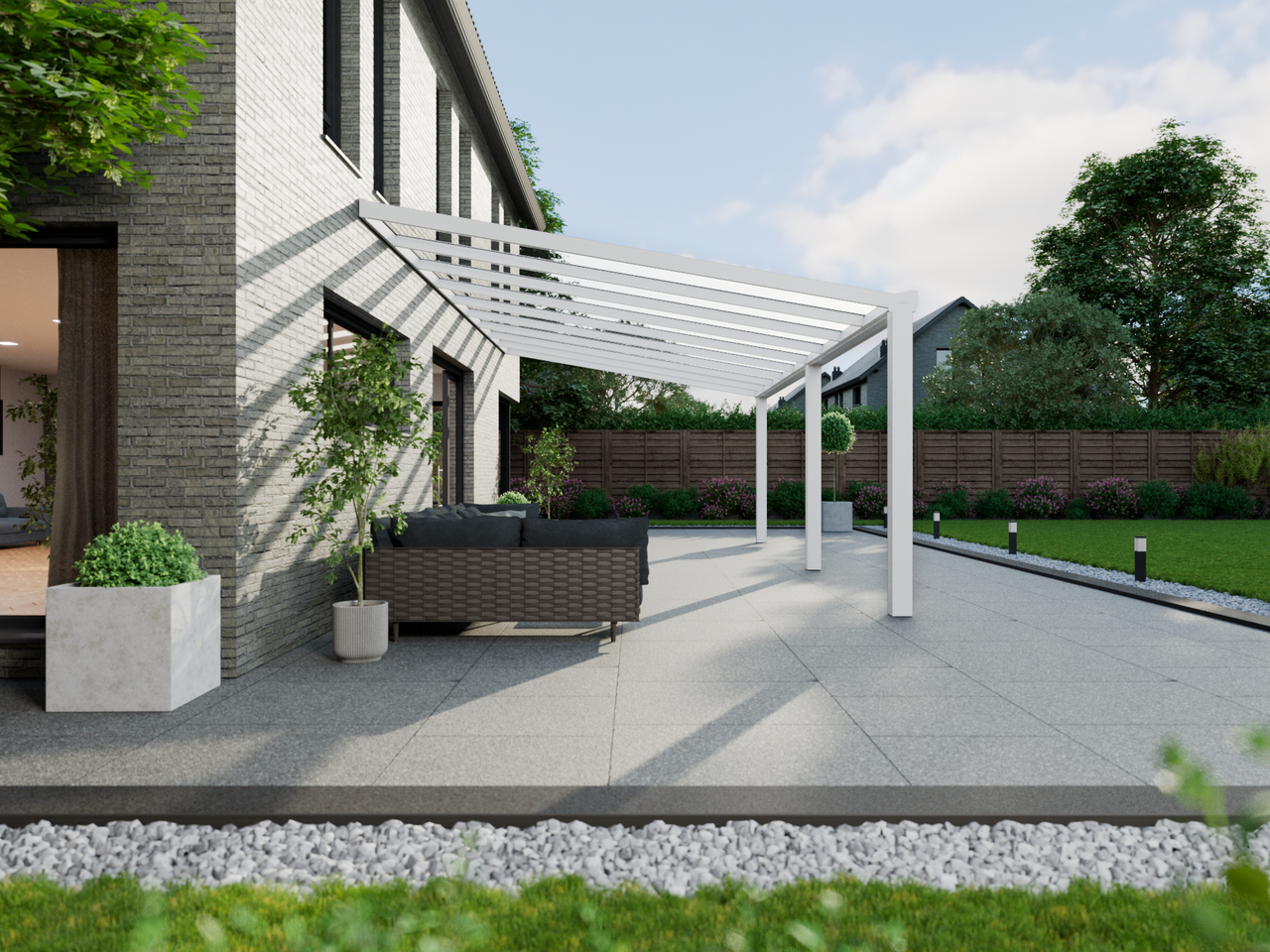 Veranda 9.06 m | Polycarbonaat - KingGlass NL