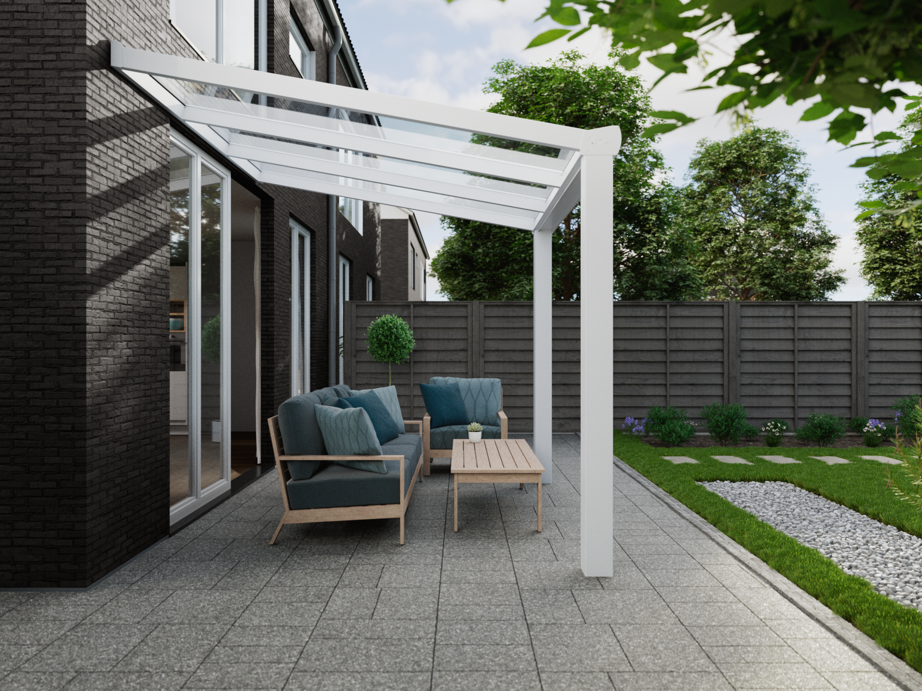 Veranda 3.06 m | Polycarbonaat - KingGlass NL