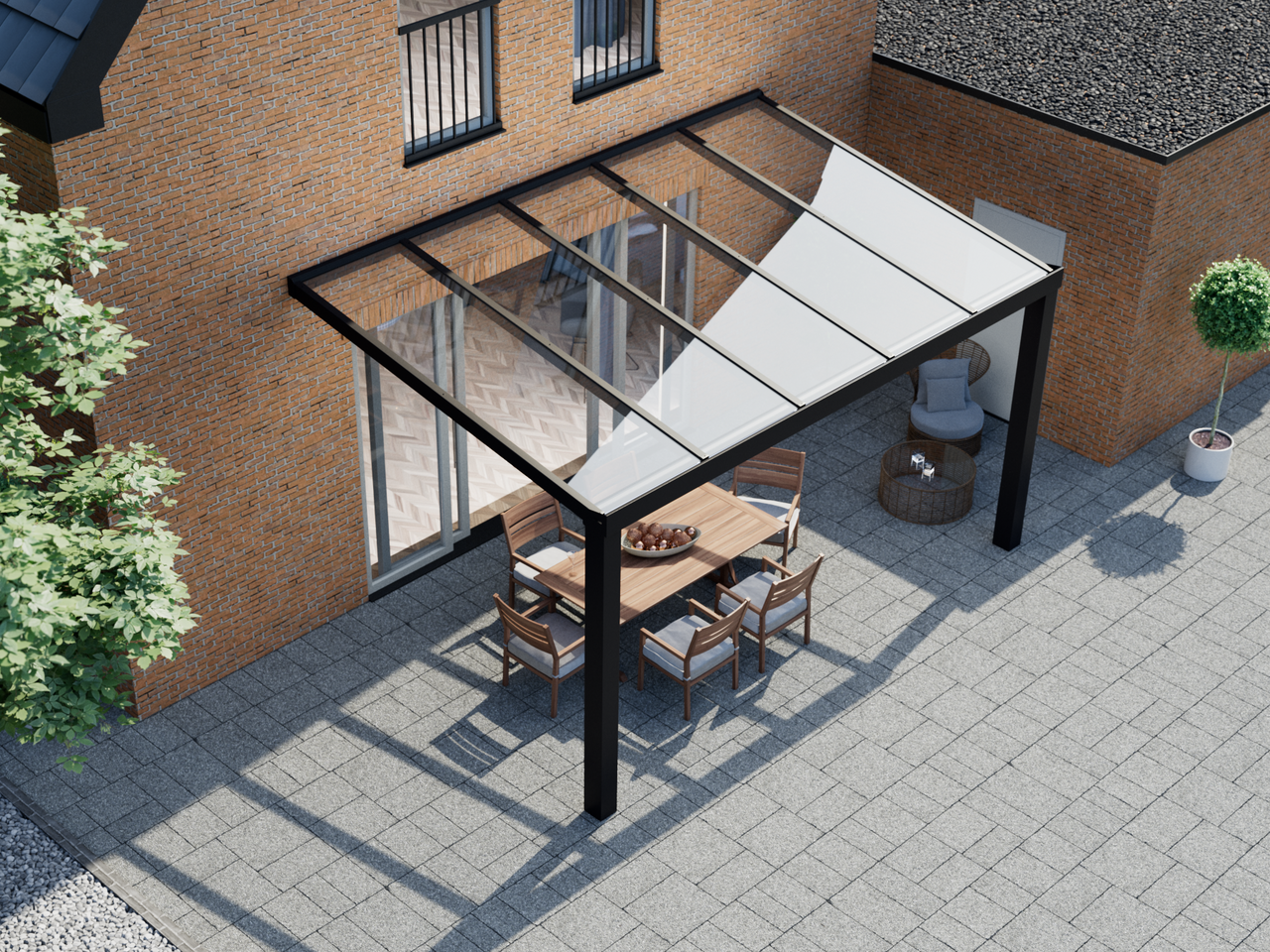 Veranda 5.06 m | Polycarbonaat - KingGlass NL