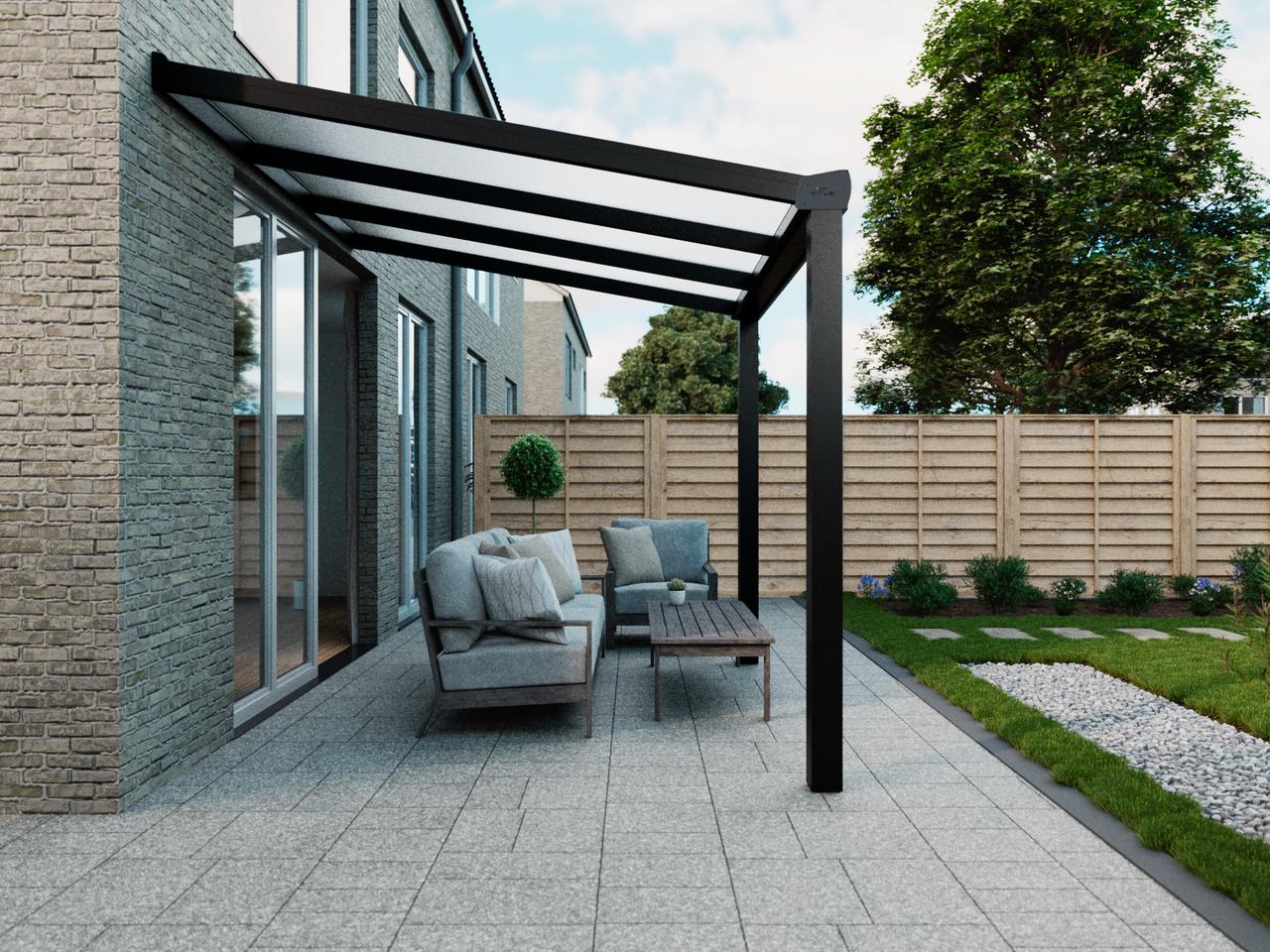 Veranda 3.06 m | Polycarbonaat - KingGlass NL