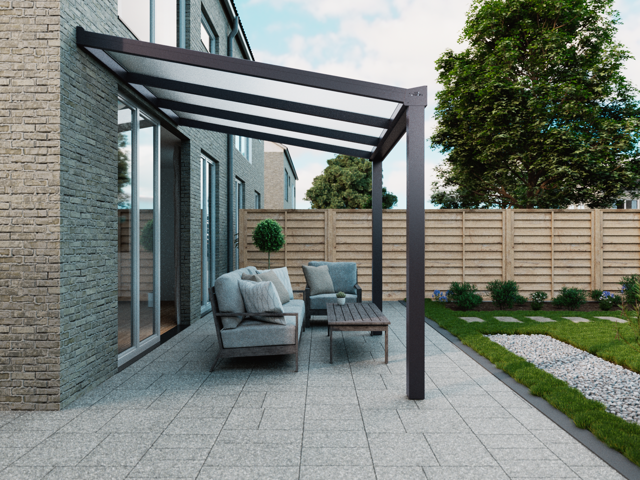 Veranda 3.06 m | Polycarbonaat - KingGlass NL